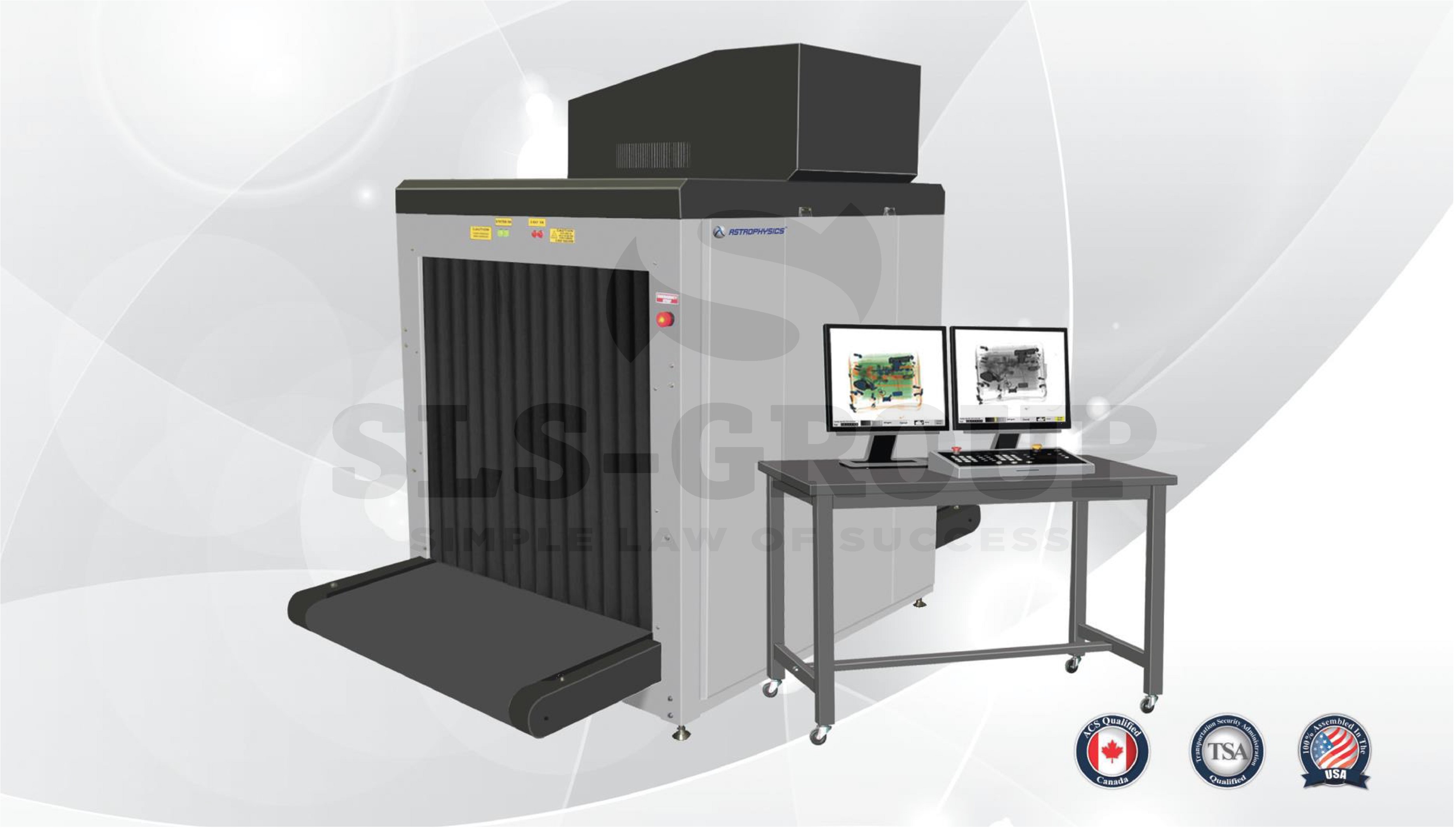 Рентгенотелевизионная установка (интроскоп) Astrophysics «XIS 100XD»